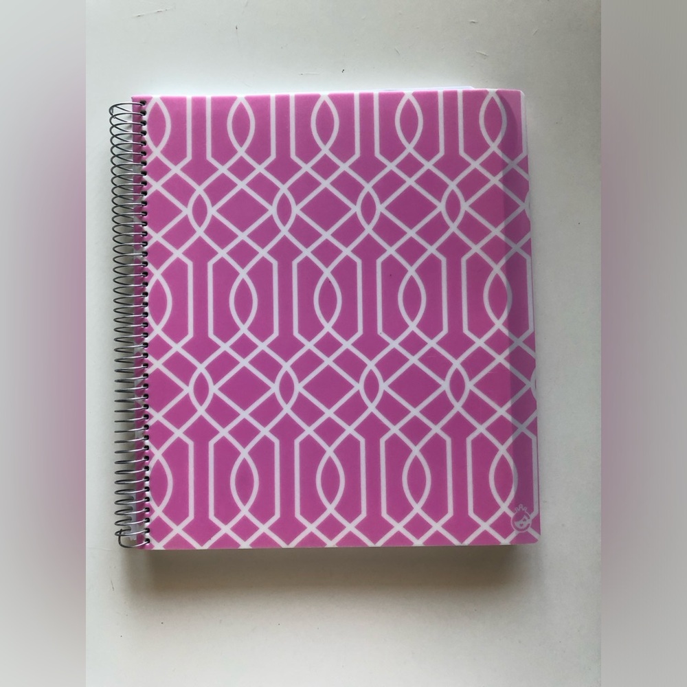NWT Pink Spiral Notebook (5 subjects)